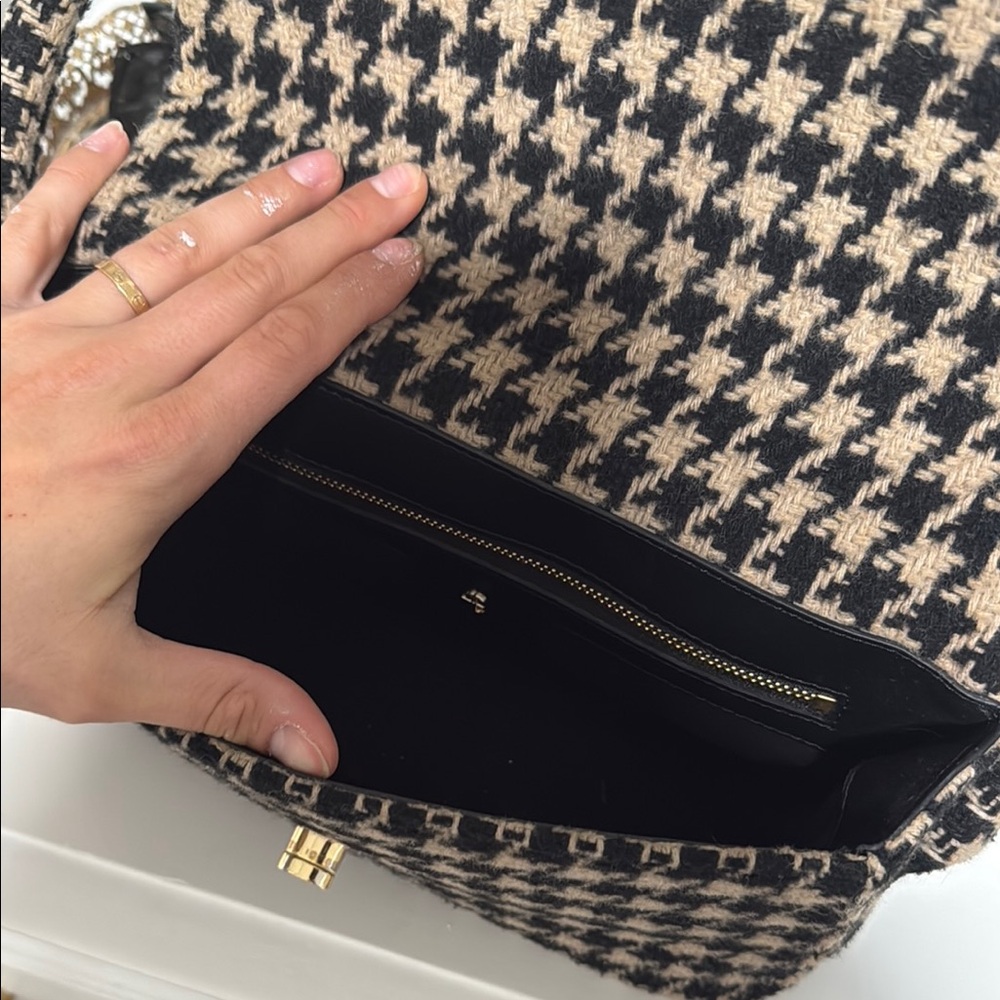 Houndstooth Patterned Women's Bag - image 4
